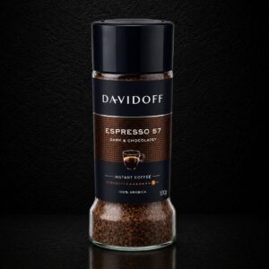 Davidoff Crema Intense Premium Instant Coffee Jar