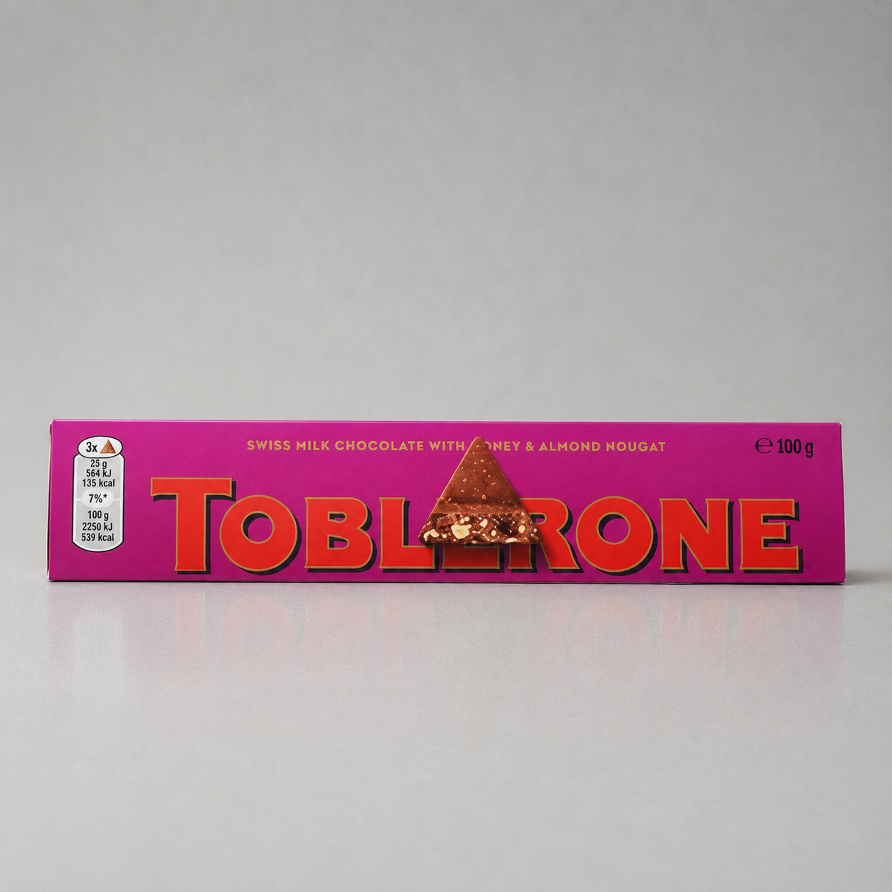 Toblerone Fruit & Nut Swiss Milk Chocolate Bar with Honey, Raisins and Almond Nougat