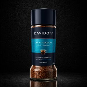 Davidoff Café Decaf Elegant Premium Instant Coffee Jar