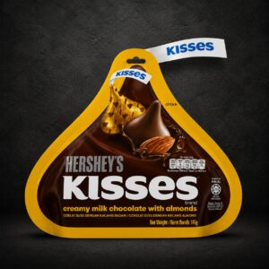 HERSHEY'S KISSES Creamy Milk Chocolate with Almonds Bag