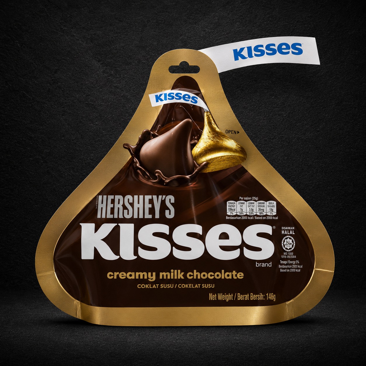 HERSHEY'S KISSES Creamy Milk Chocolate Bag