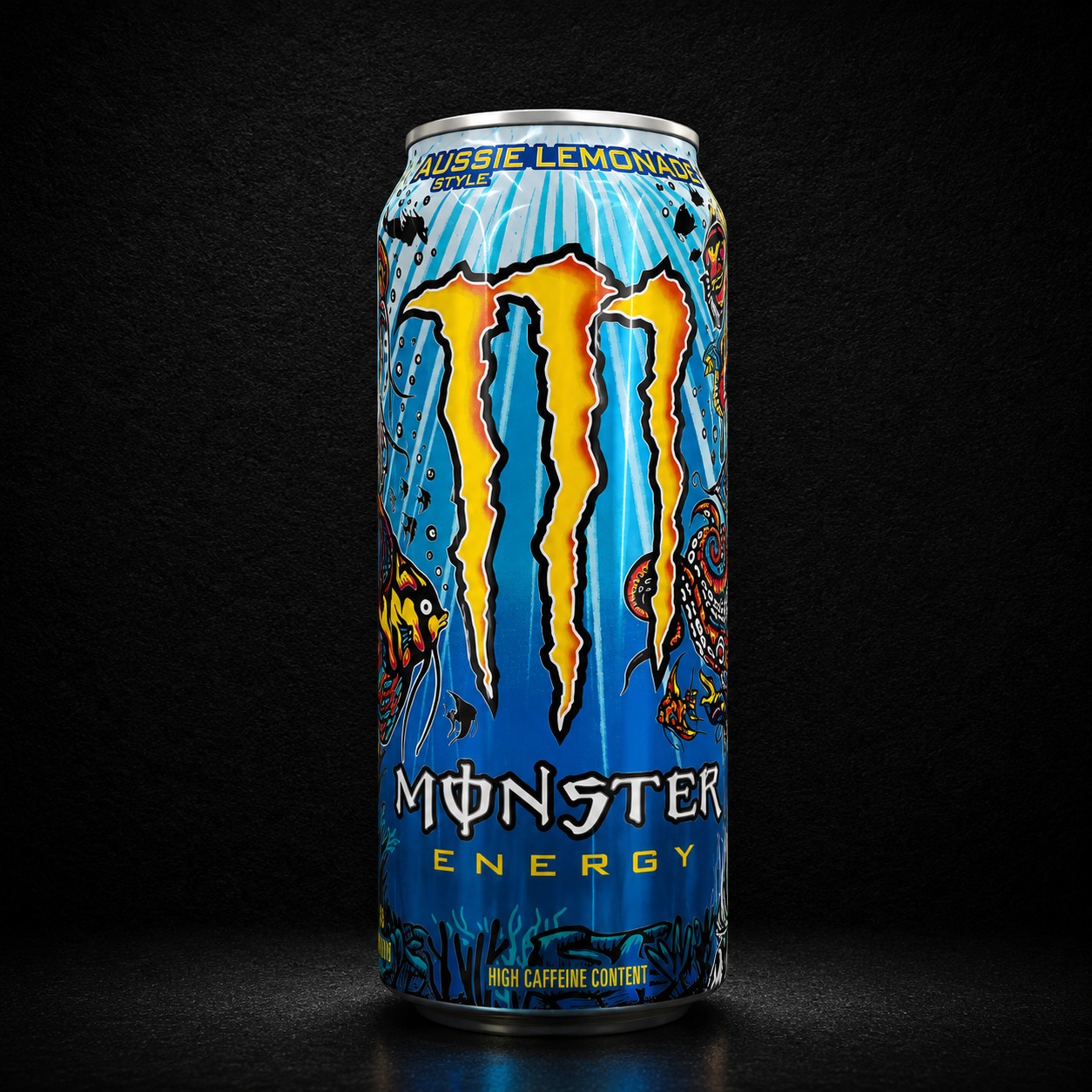 Monster Energy Aussie Style Lemonade Energy Drink Can