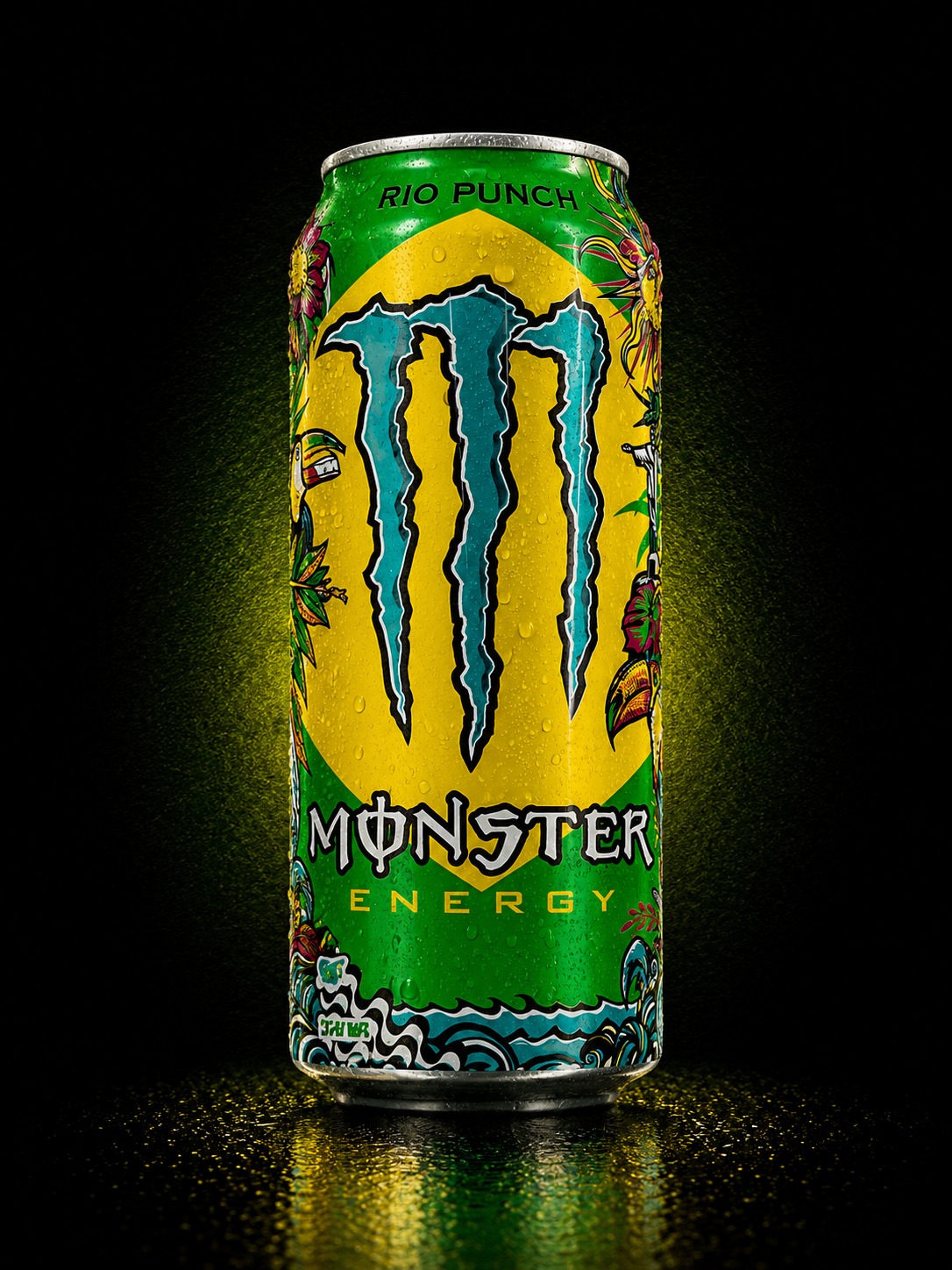 Monster Energy Rio Punch Energy Drink Can