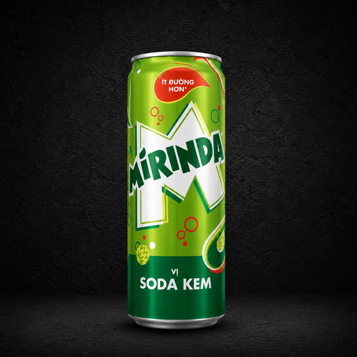 Mirinda Cream Soda Flavoured Carbonated Soft Drink Can