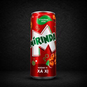 Mirinda Sarsaparilla Flavoured Carbonated Soft Drink Can